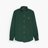 RL IMPORTED MEN'S OXFORD BUTTON CASUAL SHIRT (GREEN)